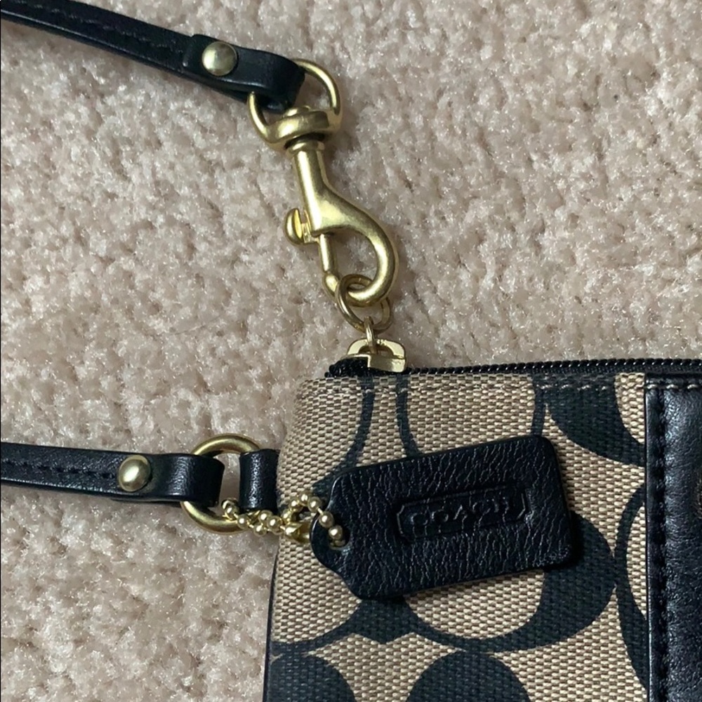 Coach logo wristlet black - Picture 4 of 8